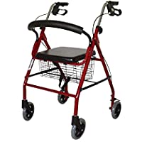 Mobiclinic- Modelo Alhambra- Andador para mayores- minusválidos- adultos o ancianos- de aluminio- ligero- plegable- con…